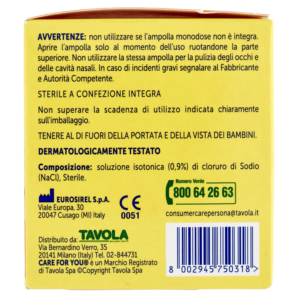 Care for you Baby Flaconcini Nasali 25 x 5 ml